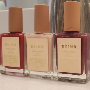 3x Bkind nail polish